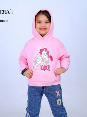 سويتشرت أطفال طباعة يوني كورن