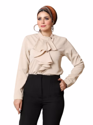 Basic blouse with tie