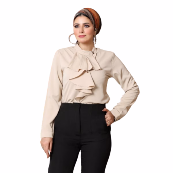Basic blouse with tie