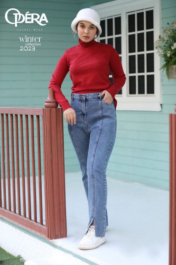 Jeans with a front opening - Image 2